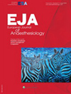 EUROPEAN JOURNAL OF ANAESTHESIOLOGY杂志封面